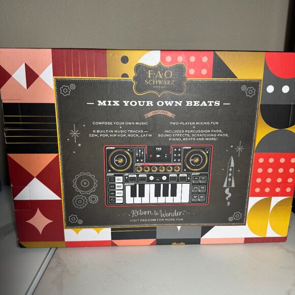 F.A.O. Schwarz‎ Giant Electronic DJ Mixer Mat NWT - Picture 9 of 9